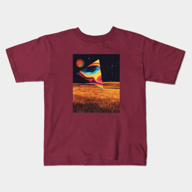 Mysterious Triangle Kids T-Shirt by Ndakadodo